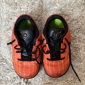 Nike KD Orange and Black Sneakers